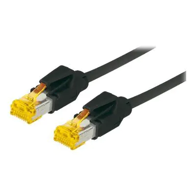 exertis Connect - Patch-Kabel - RJ-45 (M) zu RJ-45 (M) - 7.5 m - SFTP - CAT 6a - halogenfrei - Schwarz
