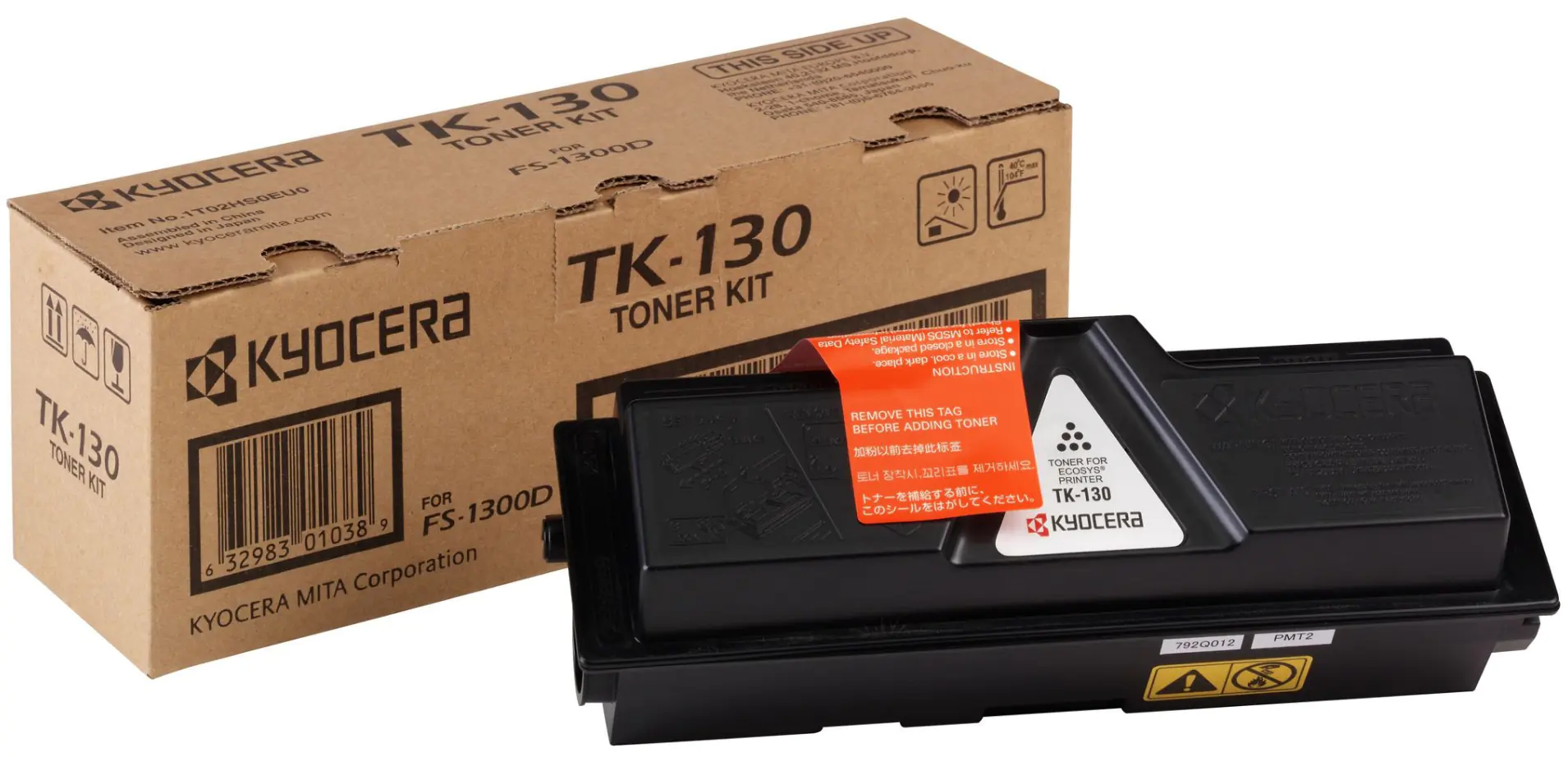 Kyocera TK 130 - Schwarz - Original - Tonerpatrone - für Kyocera FS-1028, FS-1128; FS-1300, 1350