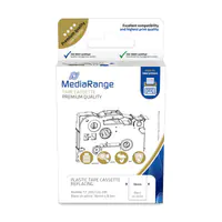 MEDIARANGE MRBTZ241 - Scwarz auf blau - Etikettenrolle - Kunststoff - Brother - 700VP - 27