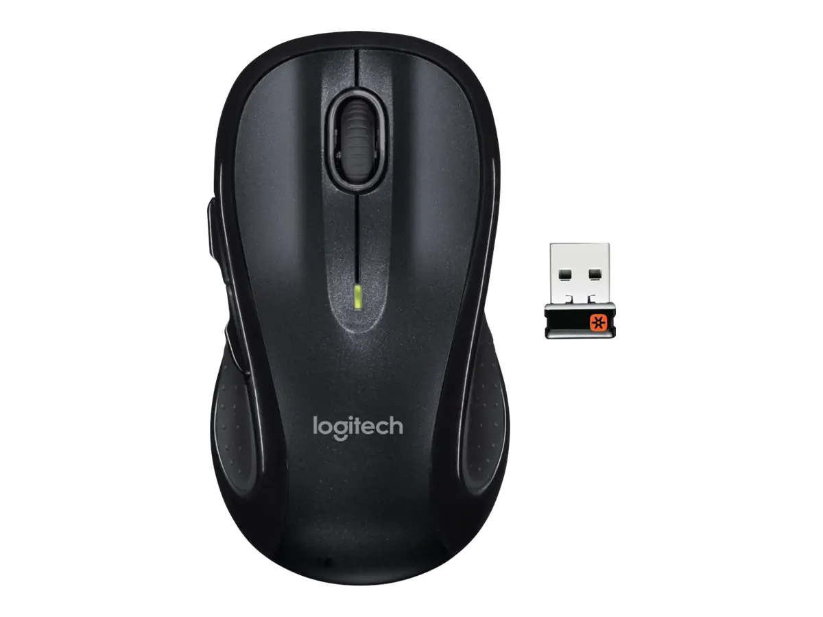 Logitech M510 - Maus - Für Rechtshänder - Laser - 7 Tasten - kabellos - 2.4 GHz - kabelloser Empfänger (USB) - für Core Innovations CLT136401