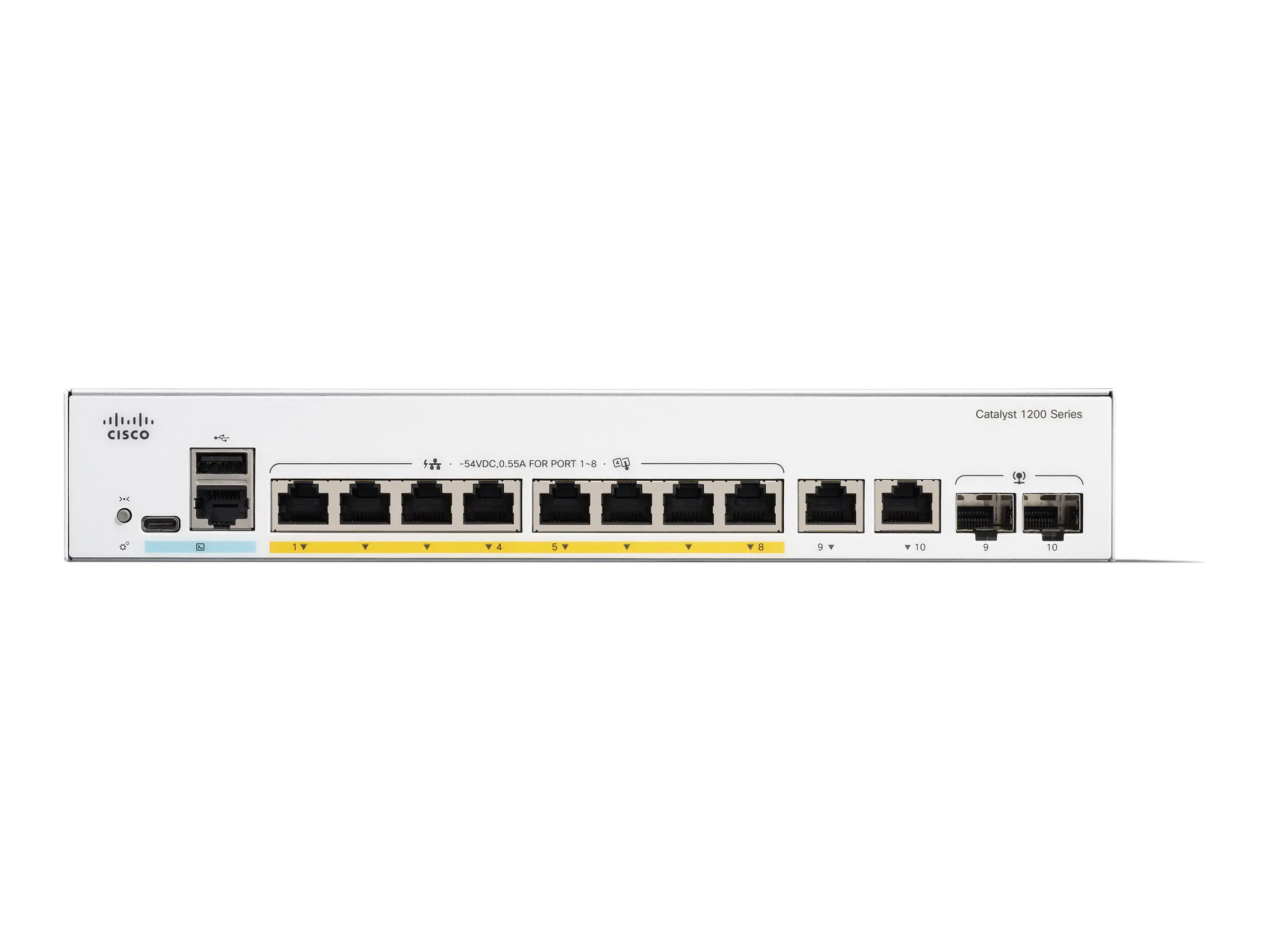 Cisco Catalyst 1200-8P-E-2G - Switch - L3 - Smart - 8 x 10/100/1000 (PoE+)