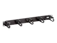 Equip Kabelführungsplatte für Schaltschrank - Schwarz, RAL 9005 - 1U - 48.3 cm (19") 327311