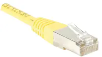Dexlan - Patch-Kabel - RJ-45 (M) zu RJ-45 (M) - 10 m - Foiled Unshielded Twisted Pair (F/UTP) - CAT 6a - verseilt - Gelb