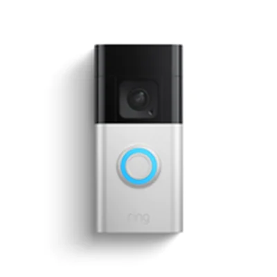 Ring Video Doorbell Plus - Smarte Türklingel - mit Kamera - kabellos - 802.11b/g/n - 2.4 Ghz - matt vernickelt