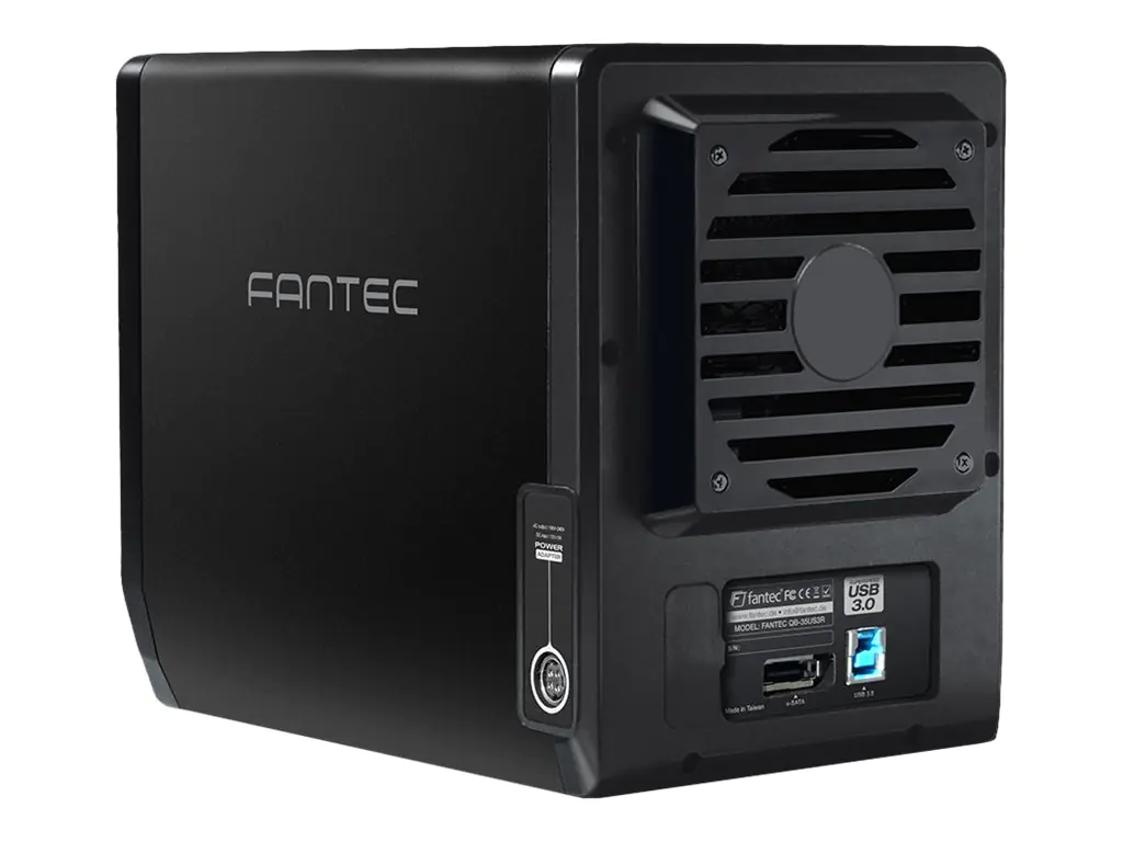 Fantec QB-35U31R - Solid-State-/Festplattenarray - 4 Schächte (SATA-600) - USB 3.1 Gen 2 (extern)