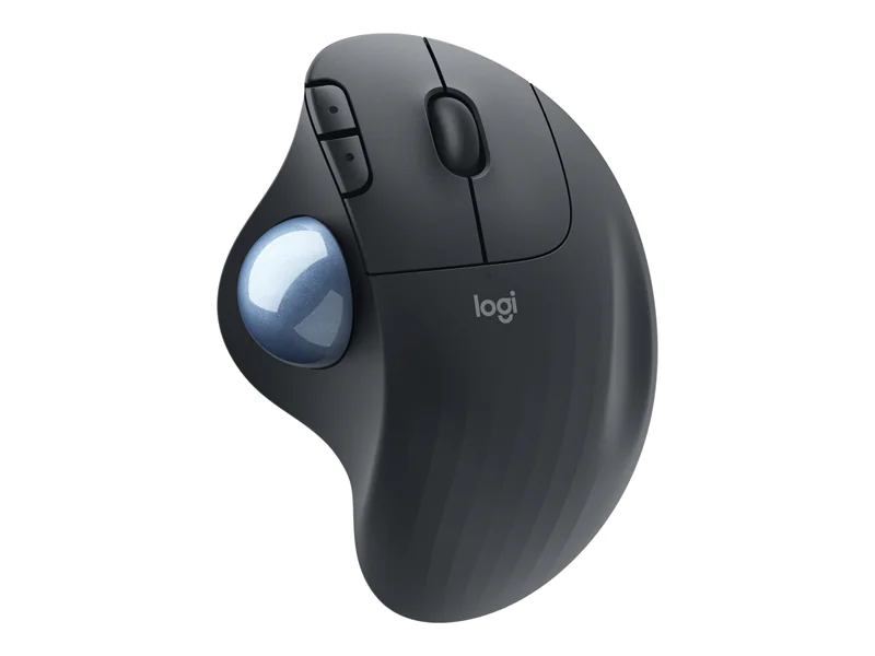 Logitech Ergo Series ERGO M575 for Business - Trackball - Für Rechtshänder - optisch - 5 Tasten - kabellos - Bluetooth - Logitech Logi Bolt USB-Receiver - Graphite