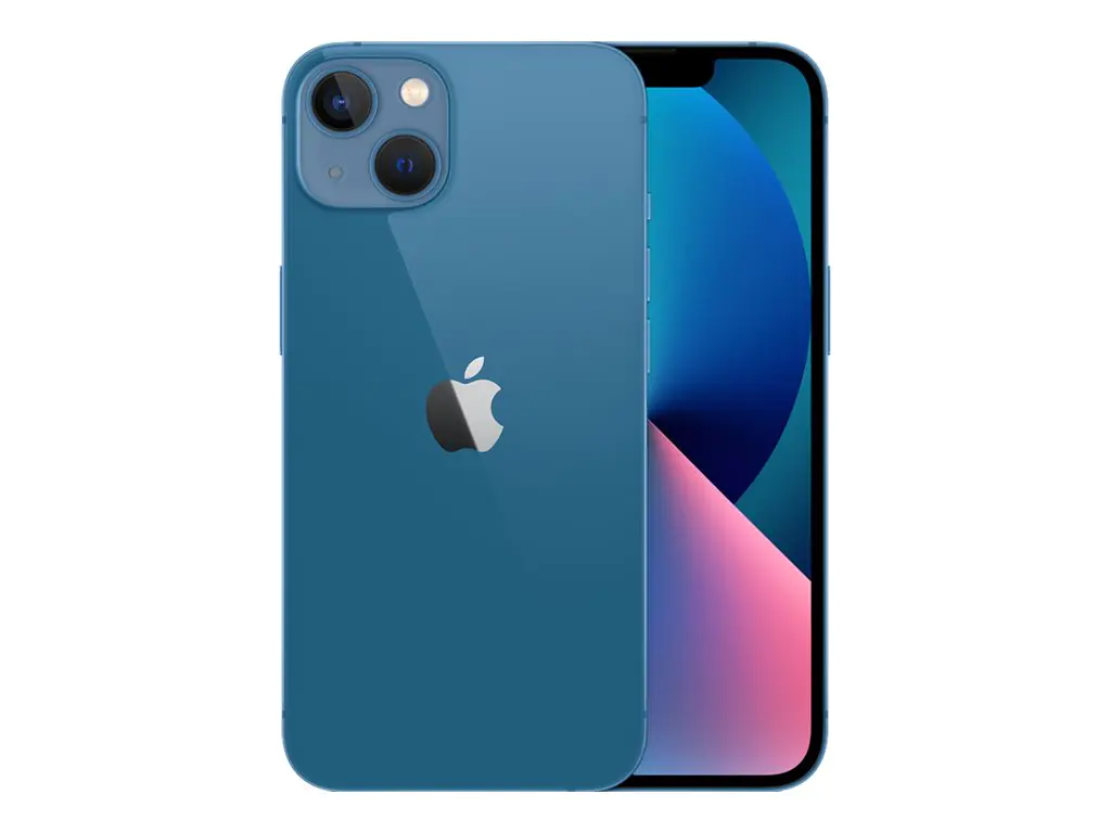 Apple iPhone 13 - 5G Smartphone - Dual-SIM / Interner Speicher 512 GB - OLED-Display - 6.1" - 2532 x 1170 Pixel - 2 x Rückkamera 12 MP, 12 MP - front camera 12 MP - Blau