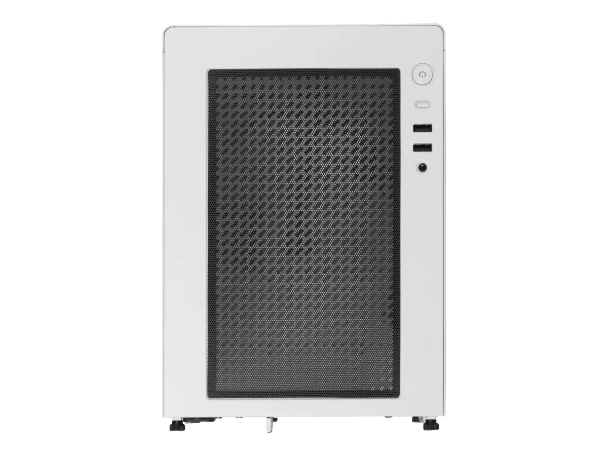 SilverStone SUGO 16 - Mini-ITX Cube - Mini-DTX - keine Spannungsversorgung (ATX / PS/2 / SFX / SFX-L) - weiß - USB/Audio
