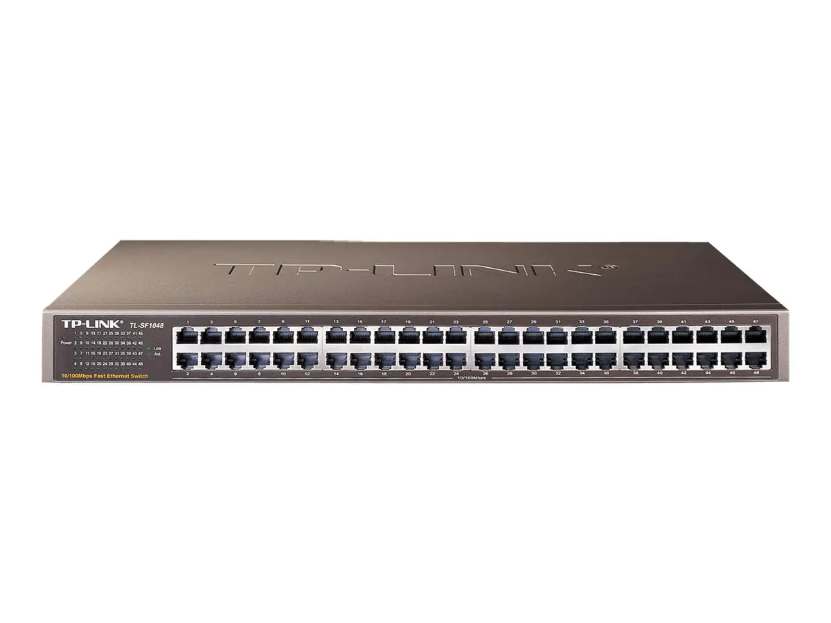 TP-LINK TL-SF1048 - Switch - 48 x 10/100 - an Rack montierbar