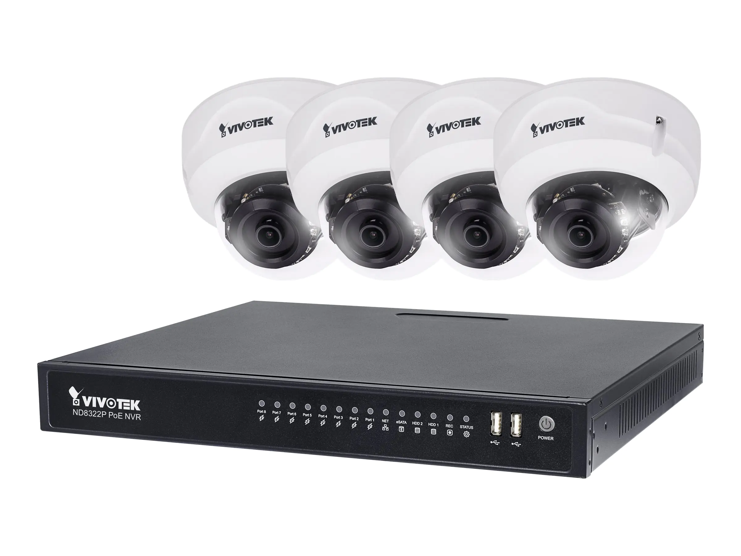 VIVOTEK ND8322P - DVR + Kamera(s) - verkabelt (GbE)