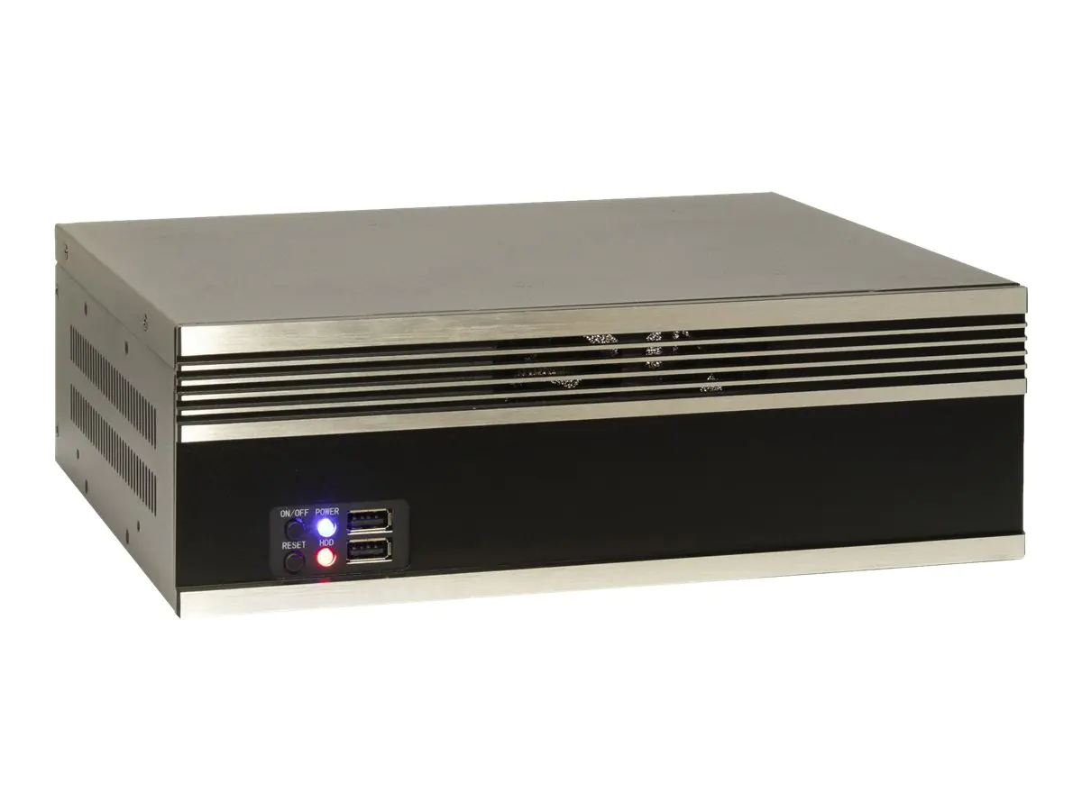 Inter-Tech IPC S25 - Mini-Server-Gehäuse - Mini-ITX - keine Spannungsversorgung (FlexATX) - USB