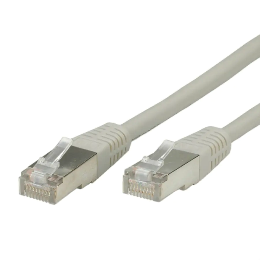 VALUE - Patch-Kabel - RJ-45 (M) zu RJ-45 (M) - 10 m - SFTP, PiMF - CAT 6 - geformt, verseilt - Grau