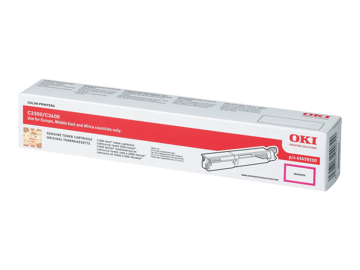 OKI - Cyan - Original - Tonerpatrone - für C3300n, 3400n, 3450n