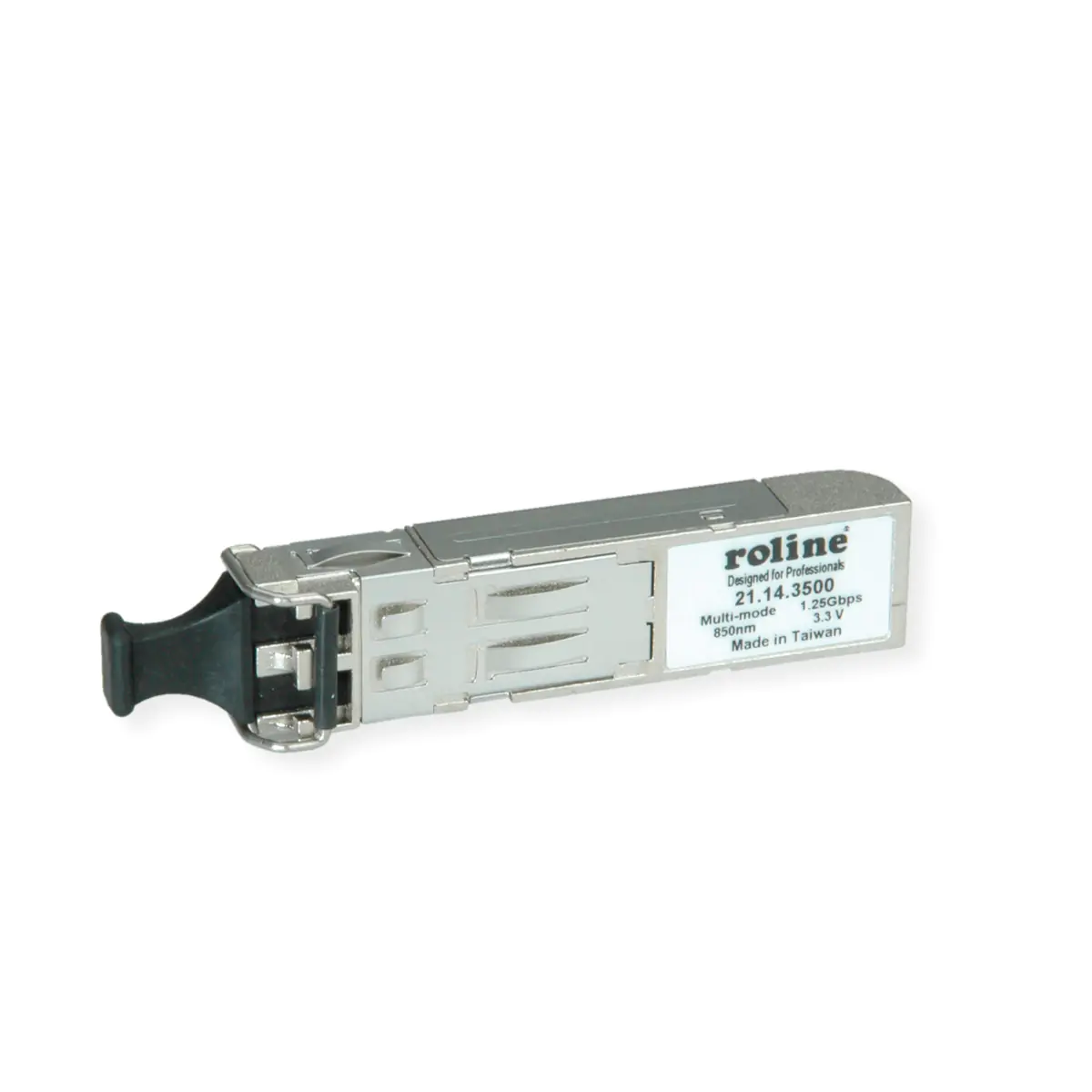 ROLINE SFP (Mini-GBIC)-Transceiver-Modul - 1000Base-SX - Plug-in-Modul - bis zu 500 m - 850 nm 21.14.3500