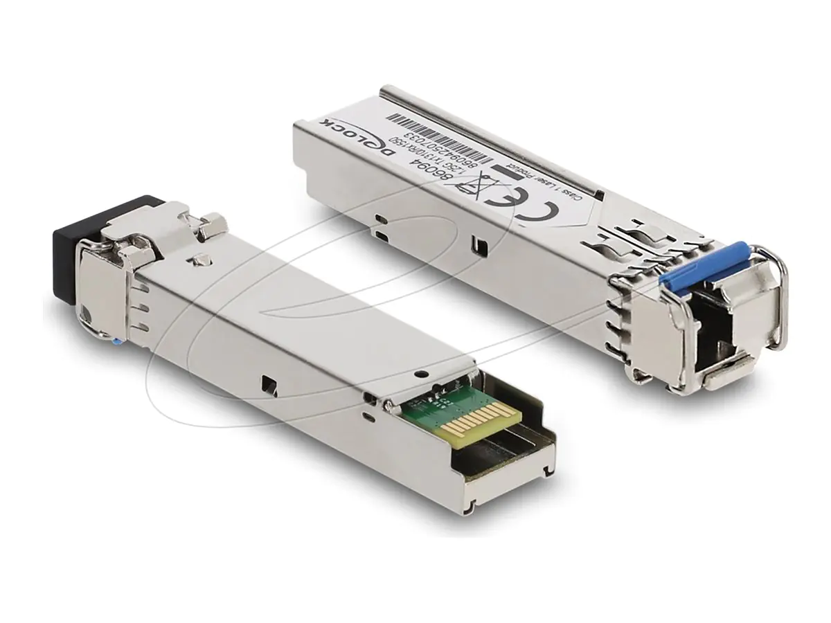 Delock SFP (Mini-GBIC)-Transceiver-Modul - 1GbE - über Glasfaser - 1000Base-BX - LC Single-Modus -