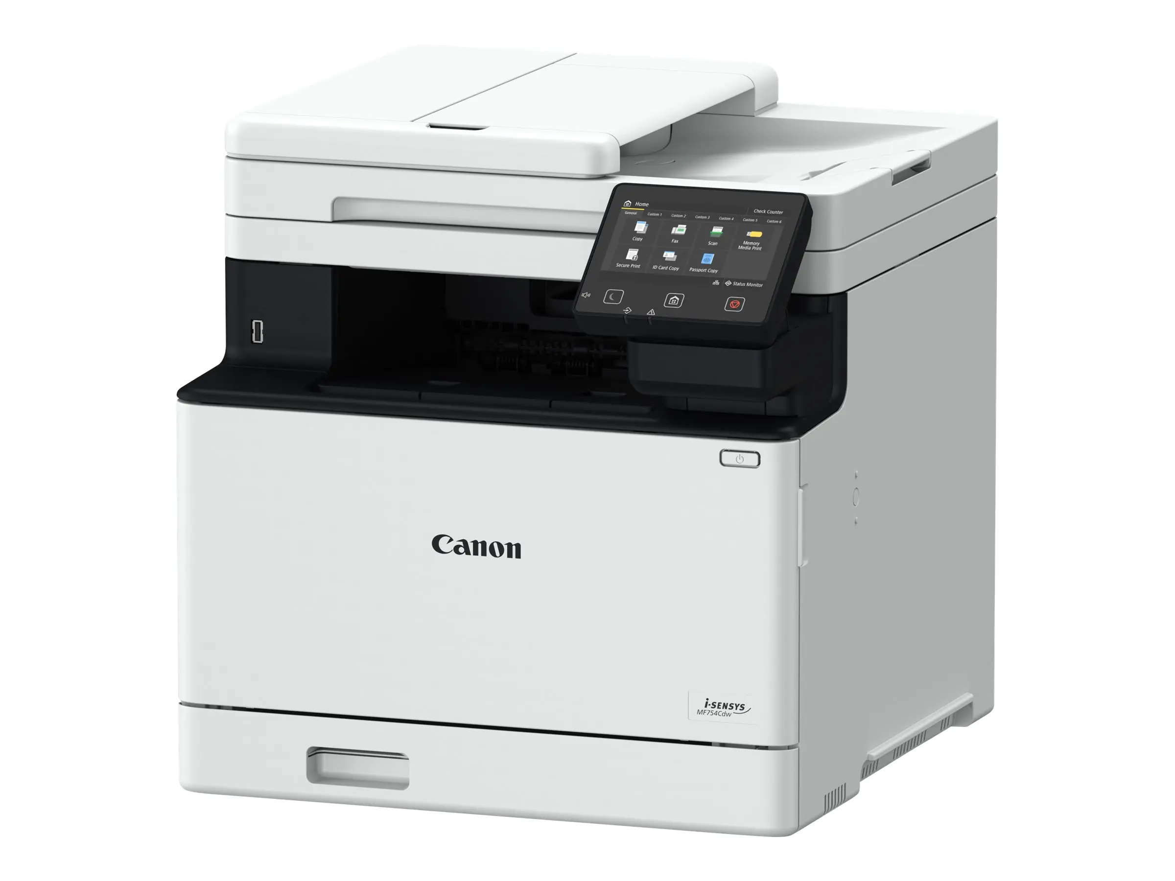 Canon i-SENSYS MF754Cdw - Multifunktionsdrucker - Farbe - Laser - A4 (210 x 297 mm), Legal (216 x 356 mm) (Original) - A4/Legal (Medien) - bis zu 33 Seiten/Min. (Kopieren) - bis zu 33 Seiten/Min. (Drucken) - 250 Blatt - 33.6 Kbps - USB 2.0, Gigabit LAN, W