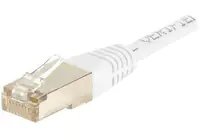 exertis Connect - Patch-Kabel - RJ-45 (M) zu RJ-45 (M) - 1 m - abgeschirmt F/UTP - CAT 6 - geschirmt - weiß