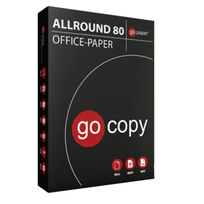 go copy Kopierpapier allround80 701-34510 A4 75g ws 500 Bl/Pack.