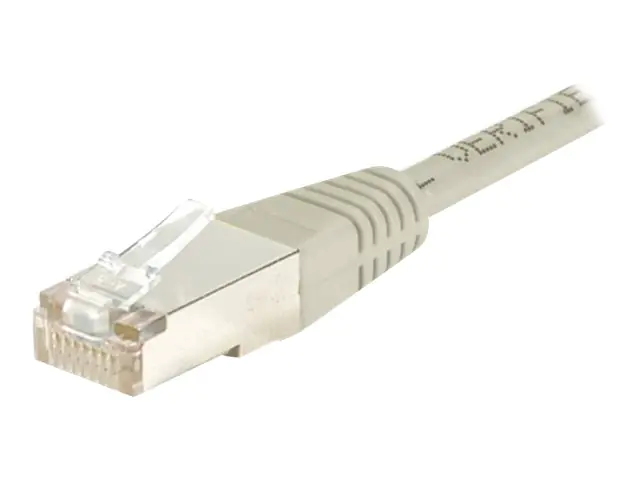 Tecline - Patch-Kabel - RJ-45 (M) zu RJ-45 (M) - 3 m - Foiled Unshielded Twisted Pair (F/UTP) - CAT 5e - Grau