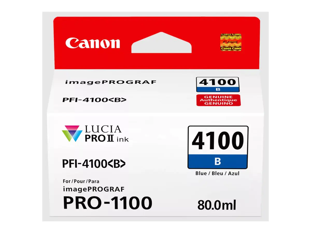 Canon PFI-4100 B - 80 ml - Blau - original
