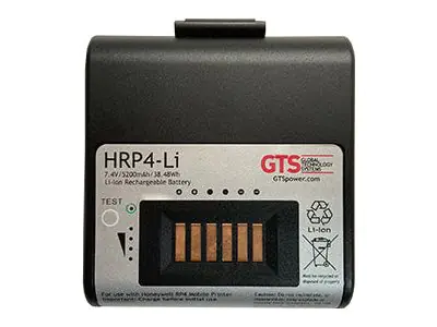 Global Technology Systems HRP4-LI - Drucker-Batterie (gleichwertig mit: Honeywell 50138010-001)