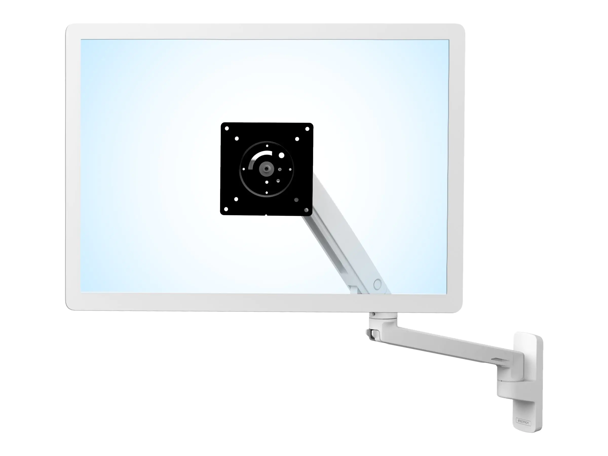 Ergotron MXV Wall Monitor Arm - Klammer für Monitor (einstellbarer Arm) - weiß - Bildschirmgröße: bis zu 86,4 cm (bis zu 34 Zoll) - Wandmontage