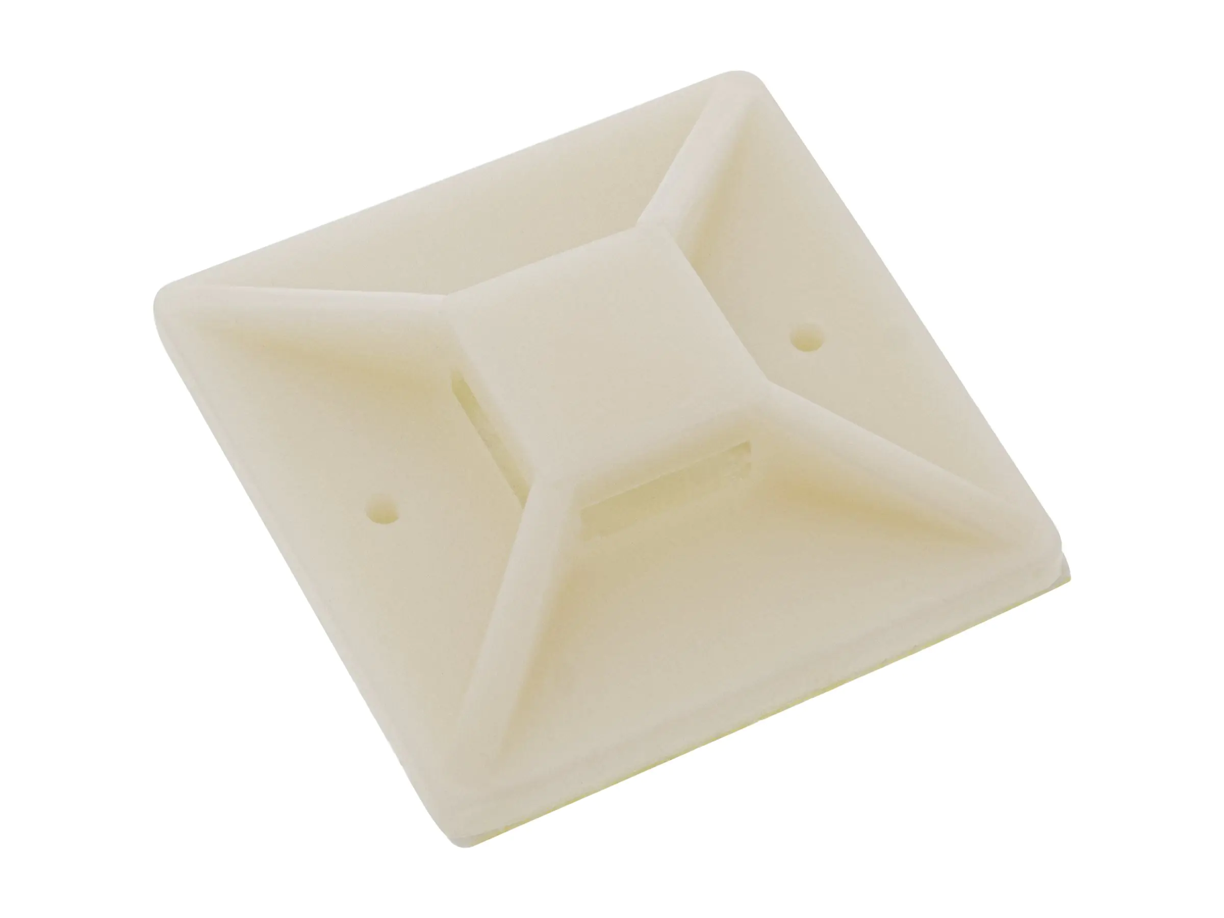 InLine Befestigungssockel für Kabelbinder - 20x20mm - selbstklebend - 10 Stück