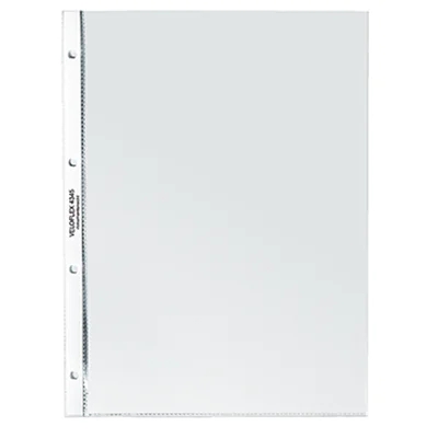 Veloflex Prospekthülle DIN A4 0,08mm oben offen Polypropylen glasklar 100 St./Pack.