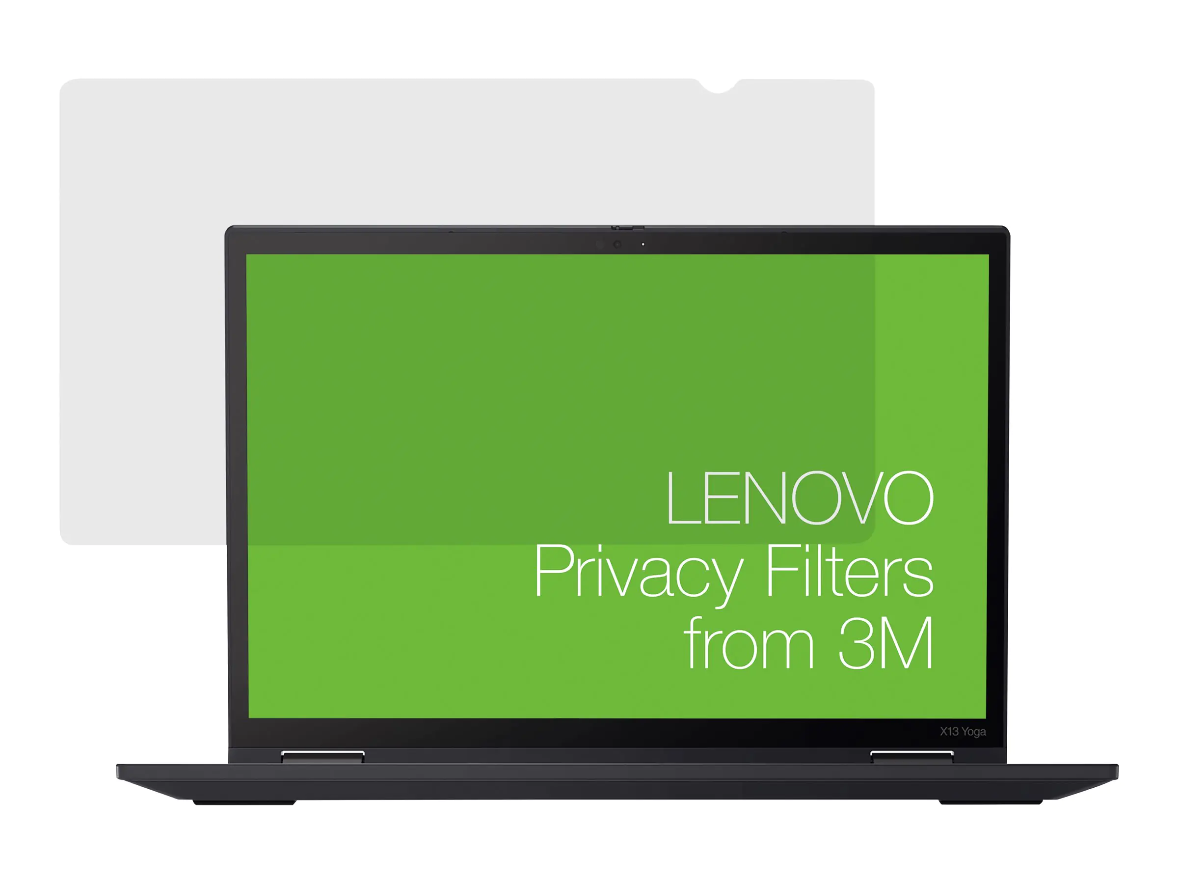 Lenovo 3M - Blickschutzfilter für Notebook - entfernbar - 33,8 cm Breitbild (13,3 Zoll Breitbild) 4XJ1D33267