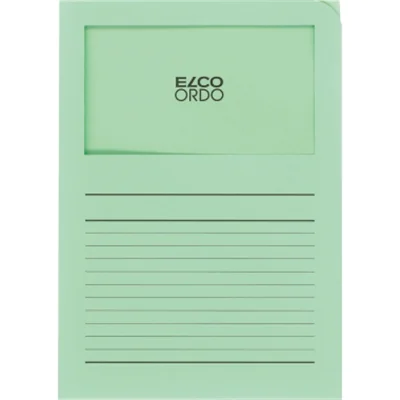 ELCO Sichtmappe ORDO Classico 29489.61 A4 grün 100 St./Pack.