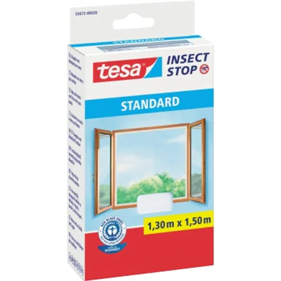 tesa Fliegengitter standard 55672-00020-02 1,3x1,5m weiß