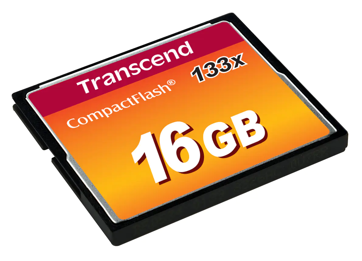 Transcend - Flash-Speicherkarte - 16 GB - 133x - CompactFlash