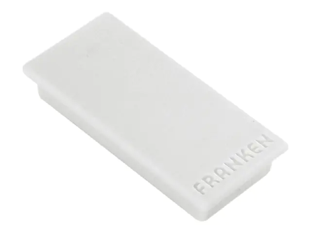 Franken GmbH FRANKEN - Magnet - rechteckig - 2.3 x 5 cm - Grau (Packung mit 10) HM2350 12