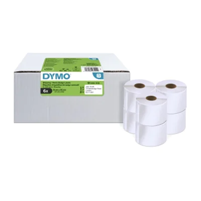 Dymo LabelWriter - Permanenter Klebstoff - weiß - 54 x 101 mm 1320 Etikett(en) (6 Rolle(n) 2093092