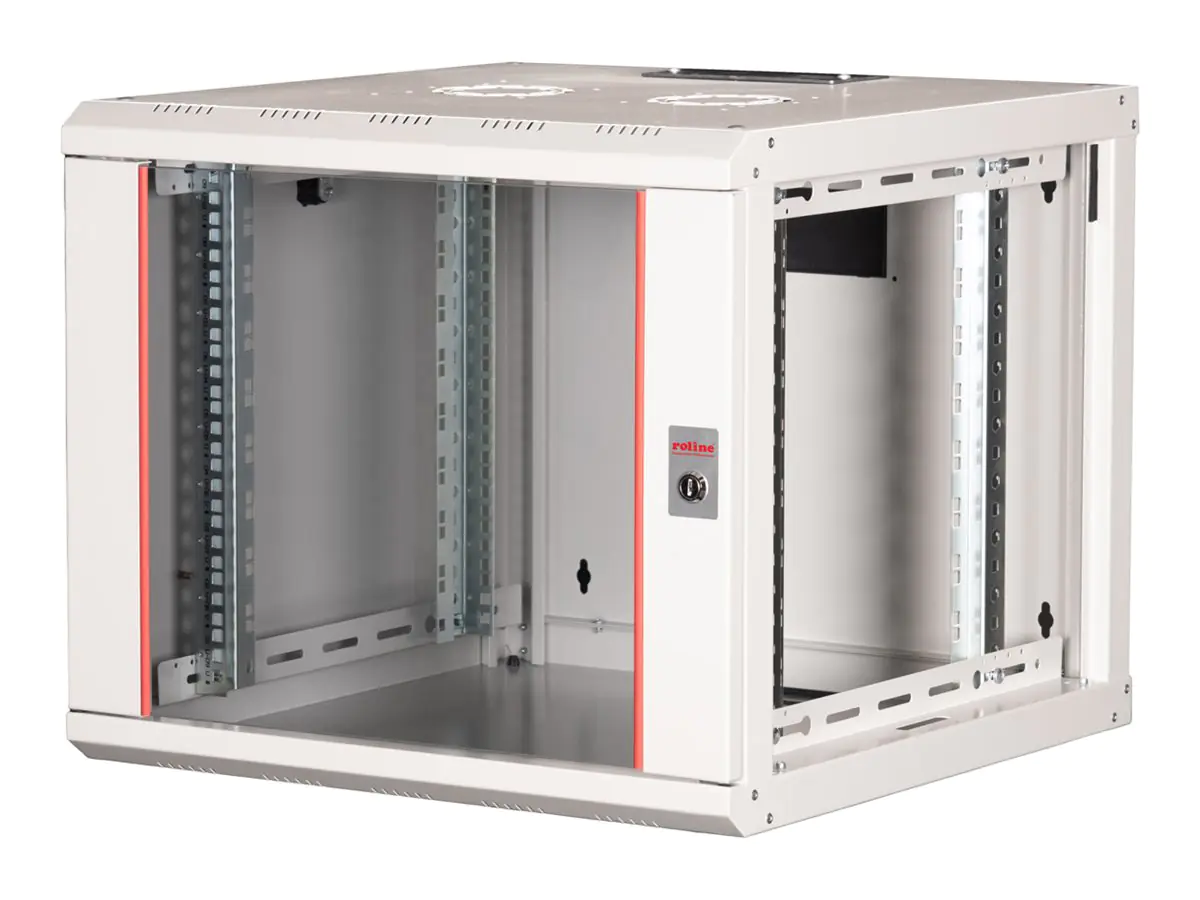 ROTRONIC-SECOMP Roline Pro - Gehäuse - geeignet für Wandmontage - Hellgrau, RAL 7035 - 19U - 48.3