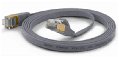 WANTEC 7301 - 2 m - Cat6a - F/FTP (FFTP) - RJ-45 - RJ-45 - Grau