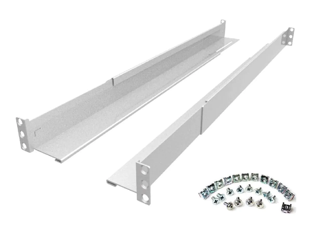 ROLINE Rack-Schienen-Kit - UPS, 1/2/3 HE 60-90 cm - eloxiertes Aluminium - 48.3 cm (19")