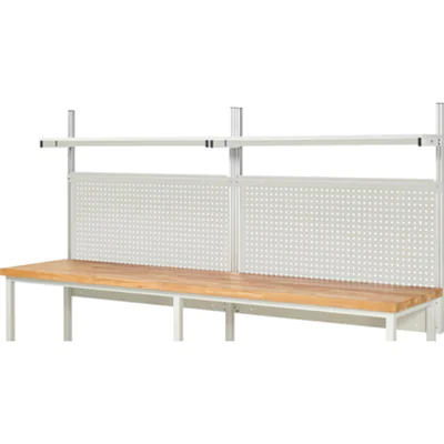 RAU Werkzeugwand 01 3.000 x 1.130 x 350 mm (B x H x T) Stahl, pulverbeschichtet lichtgrau