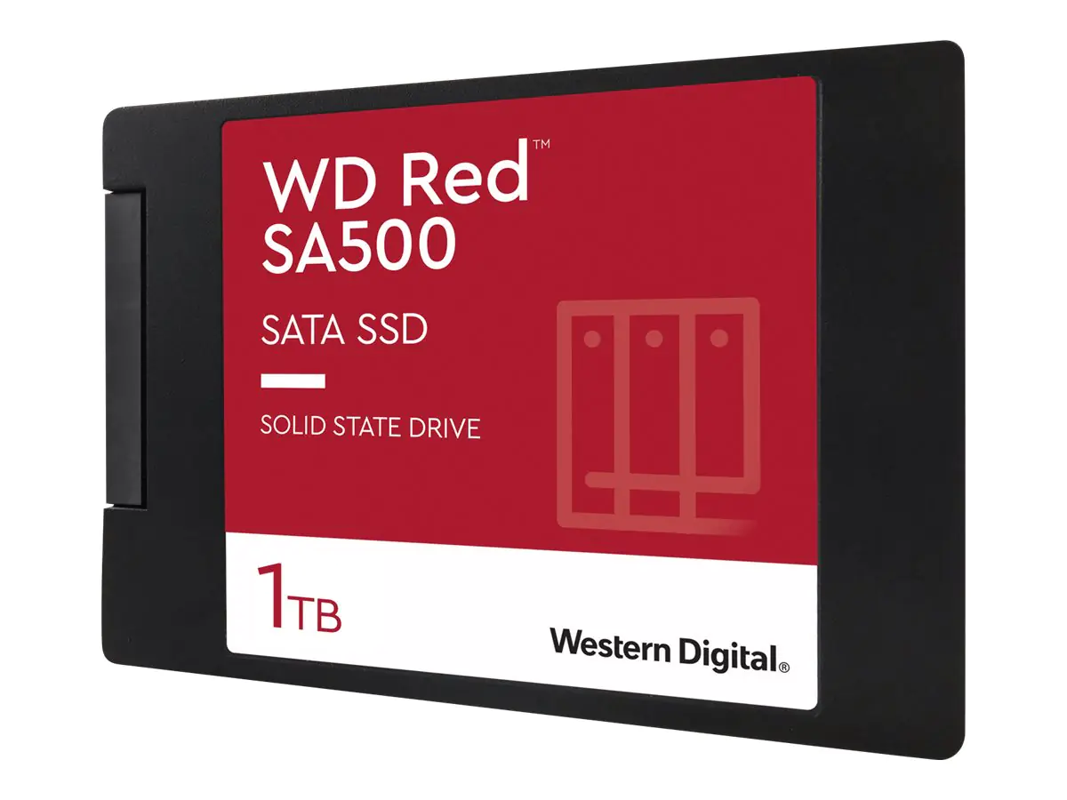 WD Red SA500 WDS100T1R0A - SSD - 1 TB - intern - 2.5" (6.4 cm) - SATA 6Gb/s