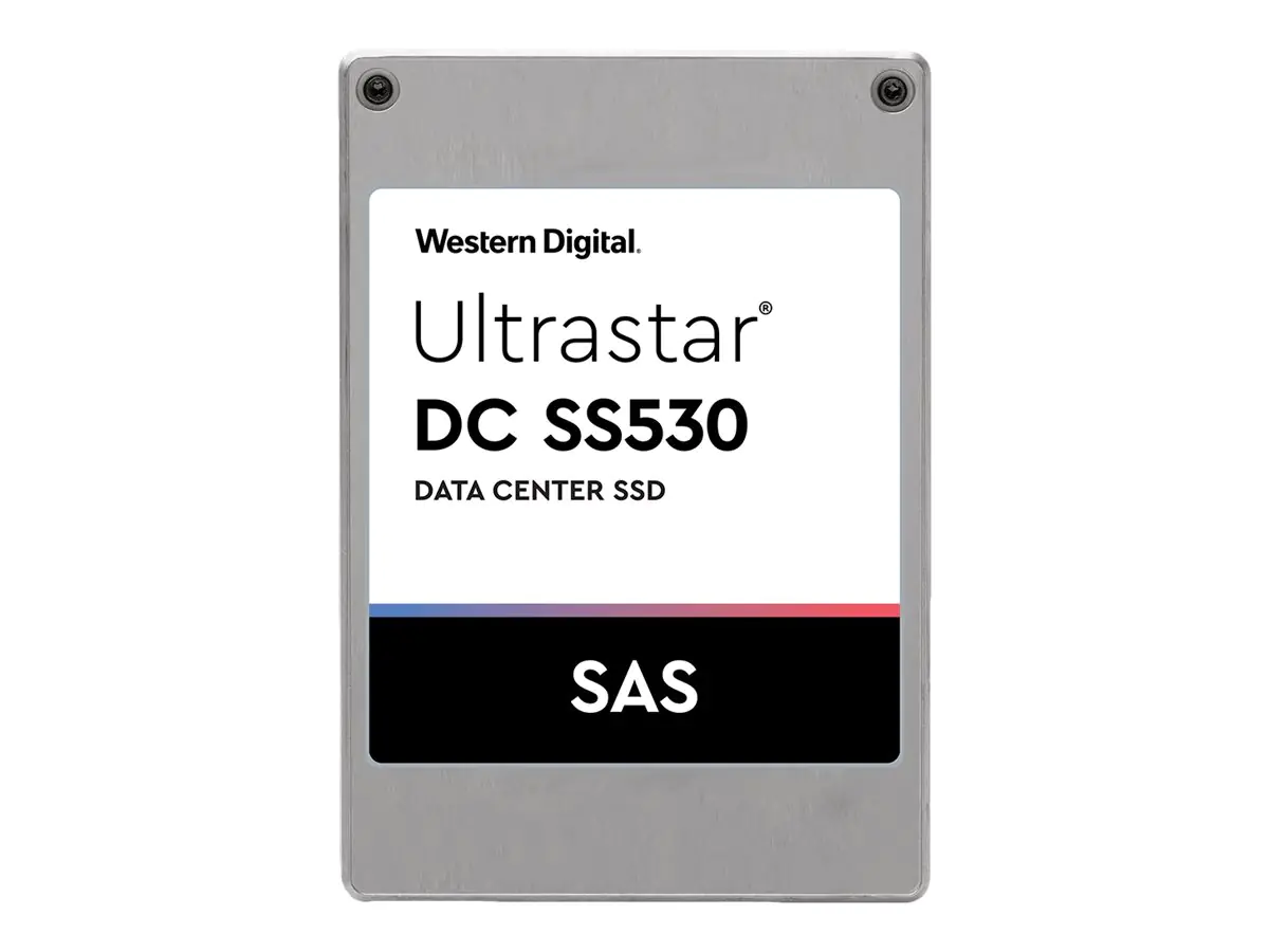 WD Ultrastar DC SS530 - SSD - 3.84 TB - intern - 2.5" SFF (6.4 cm SFF) (in 8,9 cm Träger) (in 3,5 Zoll Träger) - SAS 12Gb/s