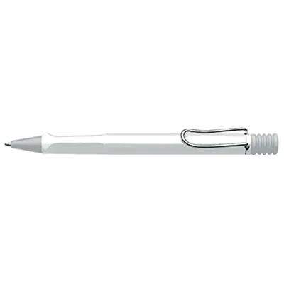 LAMY Kugelschreiber safari Weiß Hochglänzend Schreibfarbe blau 1219680