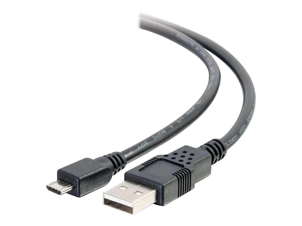 C2G 9.8ft USB to Micro B Cable - USB A to Micro USB Cable - USB 2.0 - M/M - USB-Kabel - USB (M)