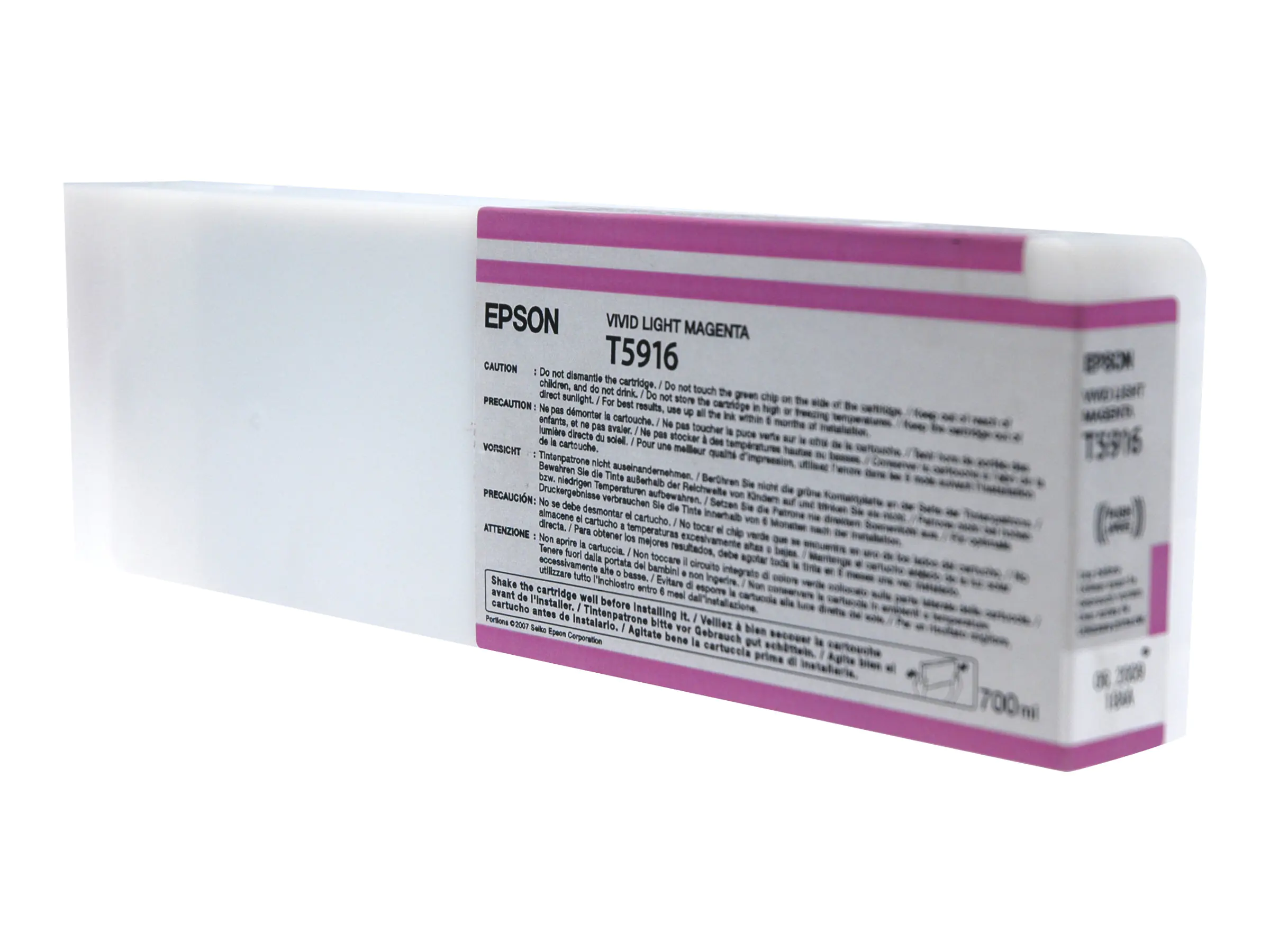 Epson T5916 - 700 ml - Vivid Light Magenta - Original - Tintenpatrone - für Stylus Pro 11880, Pro 11880 AGFA, Pro 11880 Xerox