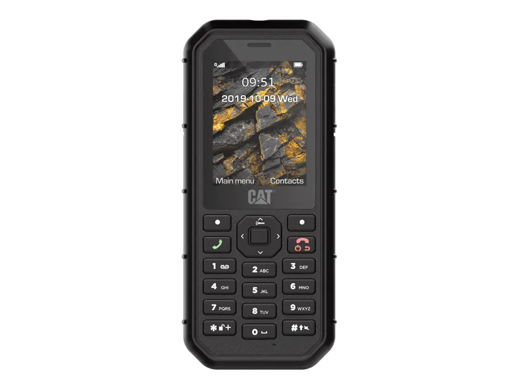 CAT B26 - Feature Phone - Dual-SIM - RAM 8 MB / Interner Speicher 8 MB - microSD slot - 320 x 240 Pixel - rear camera 2 MP
