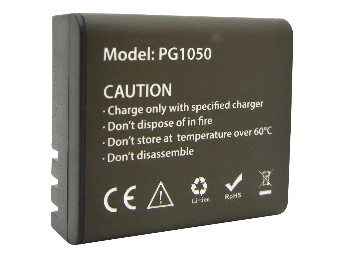Easypix PG1050 - Batterie - Li-Ion - 1050 mAh - für GoXtreme Discovery, Endurance 2.7K, Pioneer, Rallye, Rallye WiFi