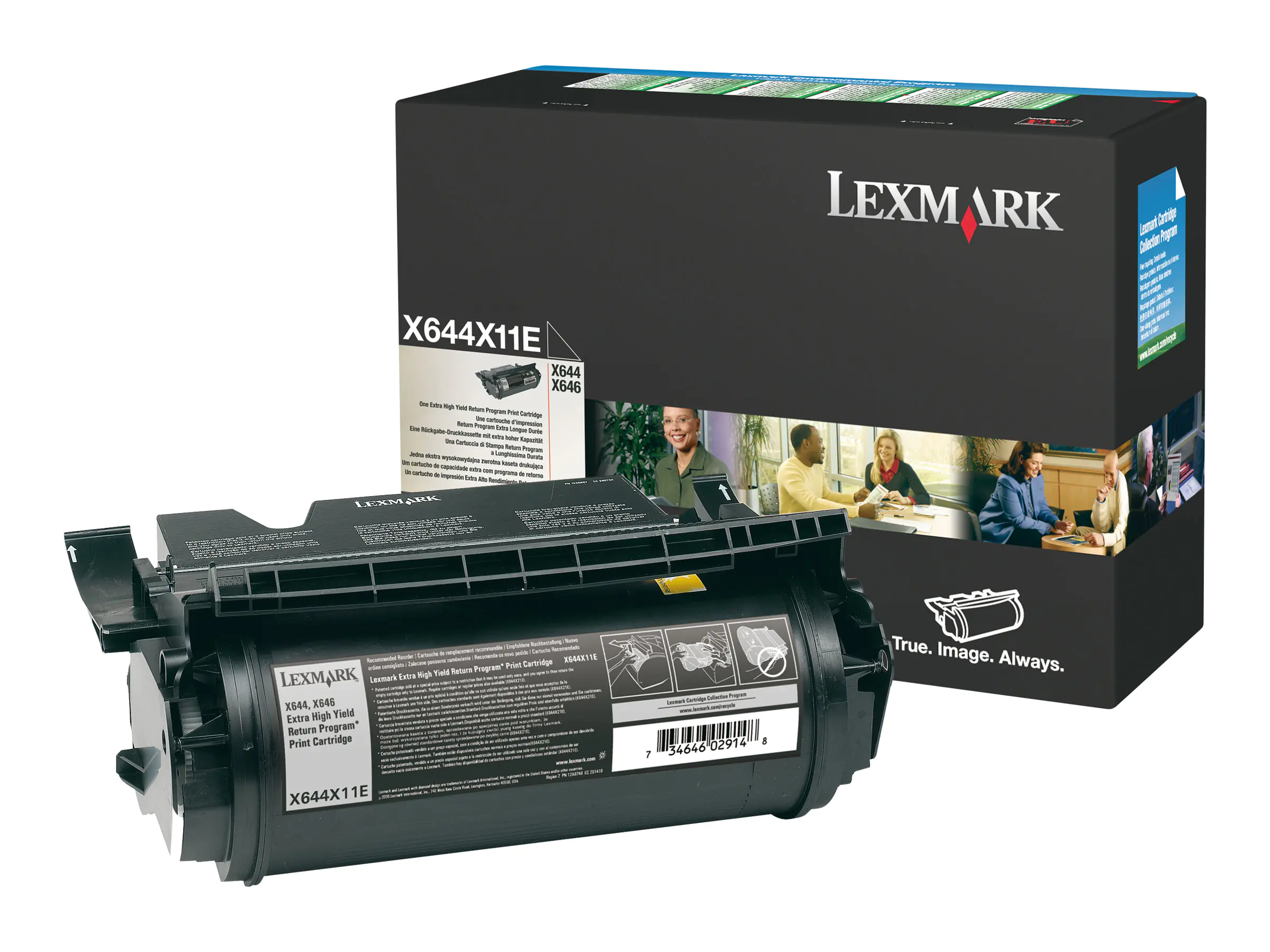 Lexmark Toner X644X11E schwarz 32.000 Seiten Prebate 1 Stück