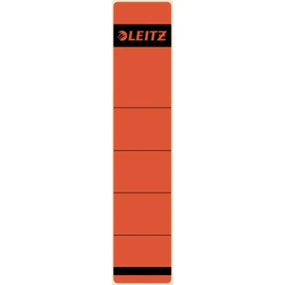 Leitz Ordneretikett 16430025 kurz/schmal Papier rot 10 St./Pack.
