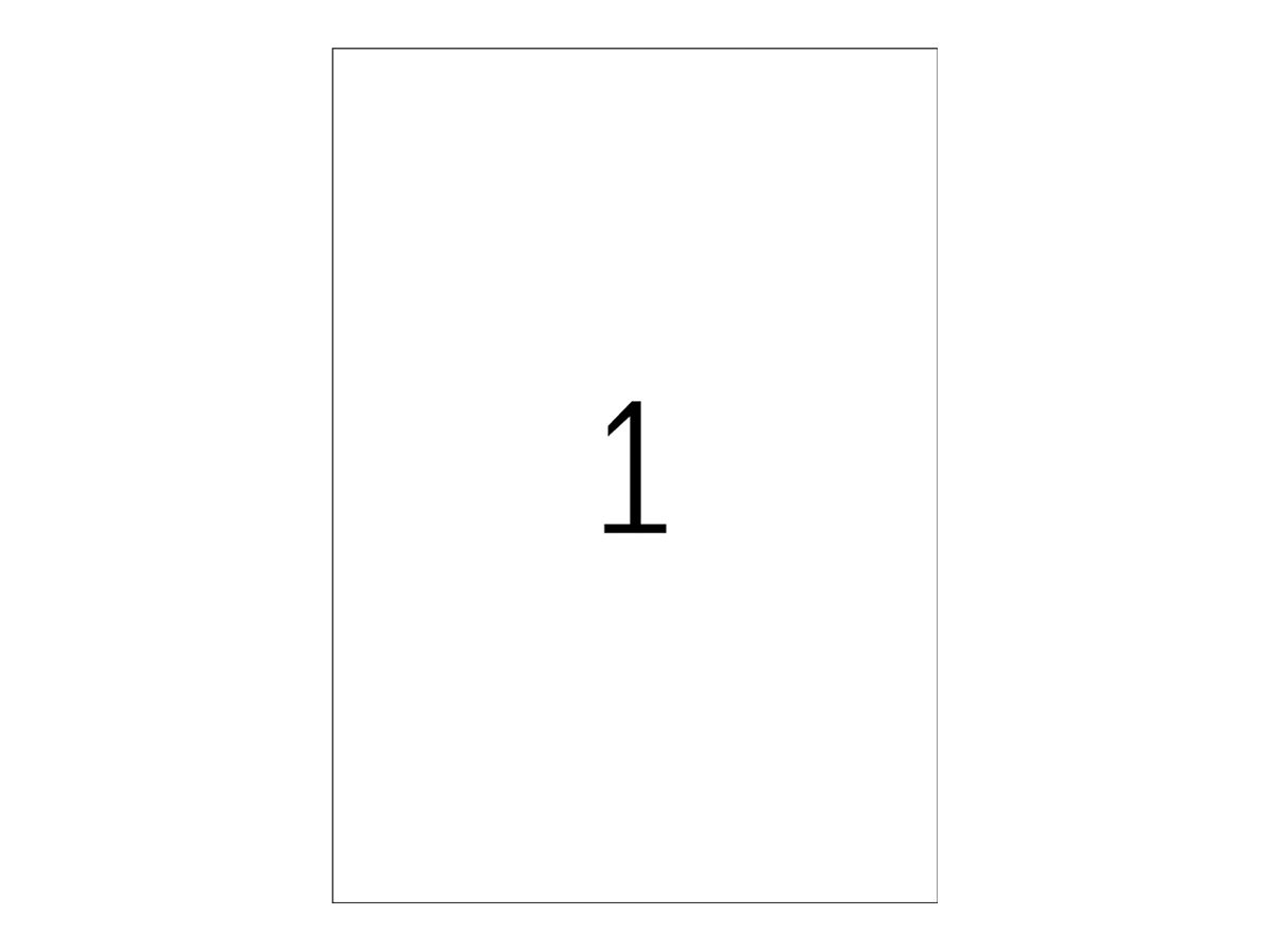 HERMA Special - Matt - selbstklebend, entfernbarer Klebstoff - weiß - A4 (210 x 297 mm) 4577