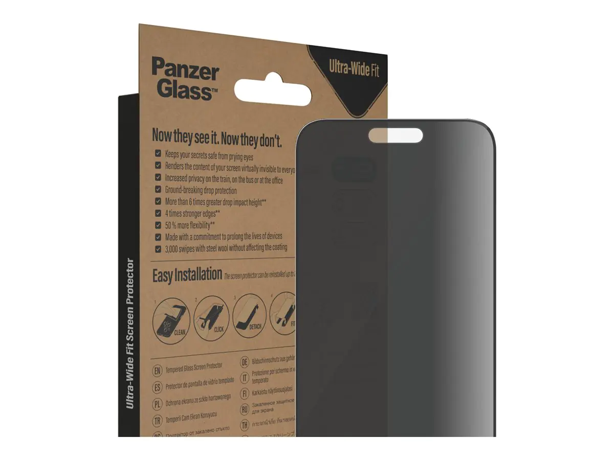 PanzerGlass Bildschirmschutz für Handy - ultrabreite