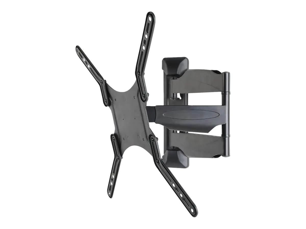 TECHly - Befestigungskit (Schnittstellengabel, 3 Gelenke, Schwenkarm-Wandhalterung) - für LCD-Display - Schwarz - Bildschirmgröße: 58.4-139.7 cm (23"-55") - Wandmontage